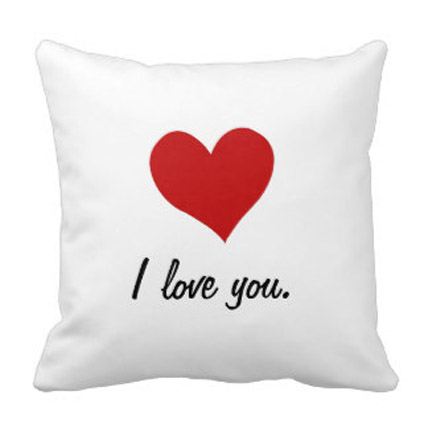I Love You Cushion
