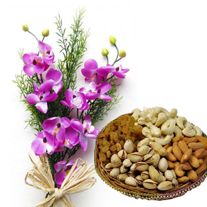 Flowers with Dry Fruits