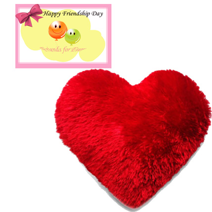 Heart Cushion with Card