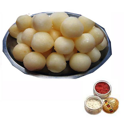 Rasgulla with Rolli Tikka