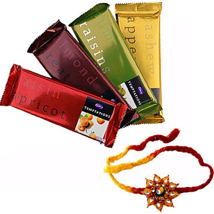 Cadbury Temptation with 2 Rakhis