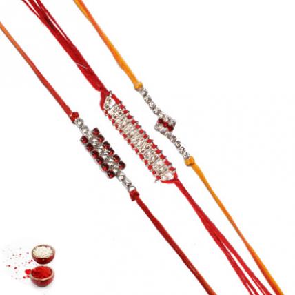 Stone Rakhi Set