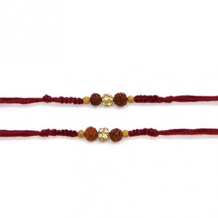 Set of 2 Rakhis- Rudraksha