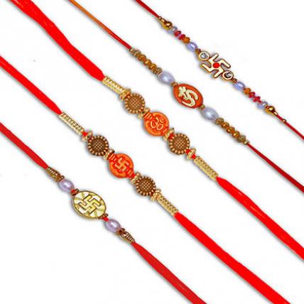 Set of 5 Rakhis