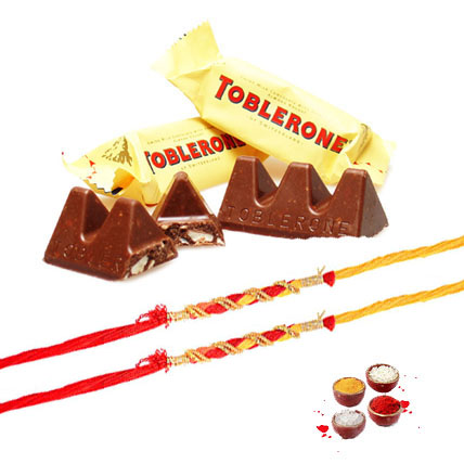 Toblerone with 2 Rakhi