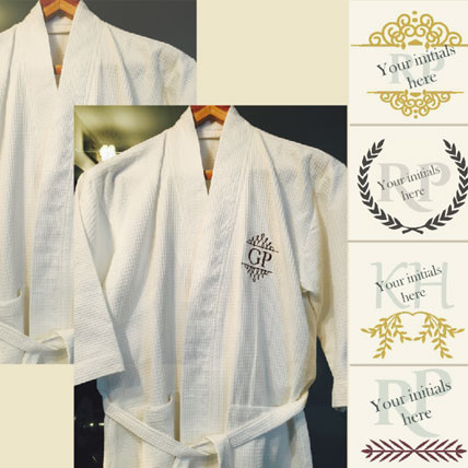 Personalised Monogrammed Bath Robes
