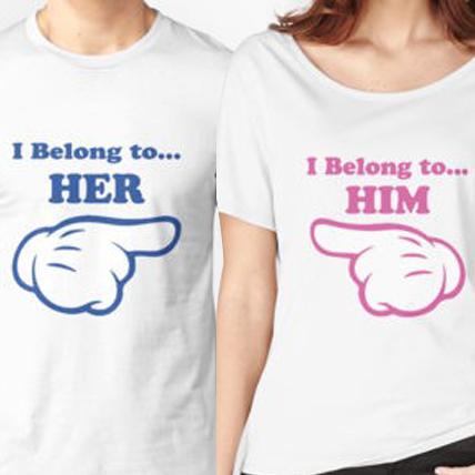 Personalised Couple T-shirts