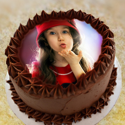 Chocolate Photo Cake