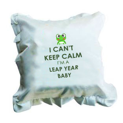 Leap year Birthday Cushion