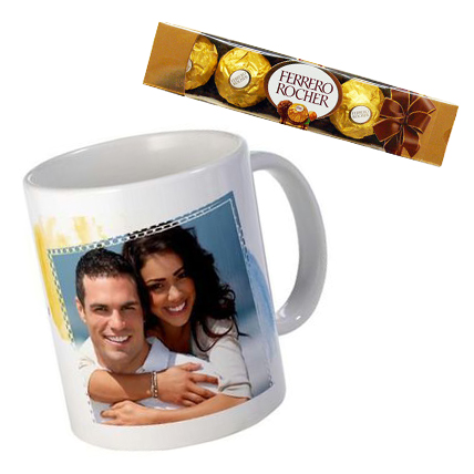 Personalised Mug & Chocolate