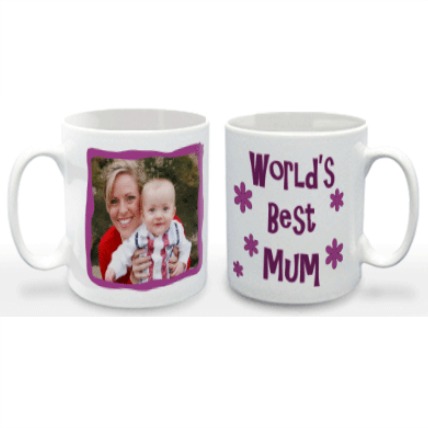 World's Best Mum Photo Mug