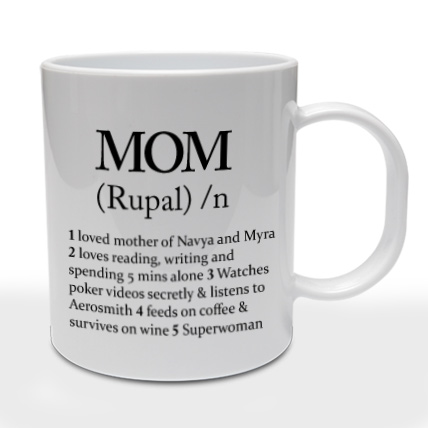 Definition of Mom Fun Dictionary Custom Mug