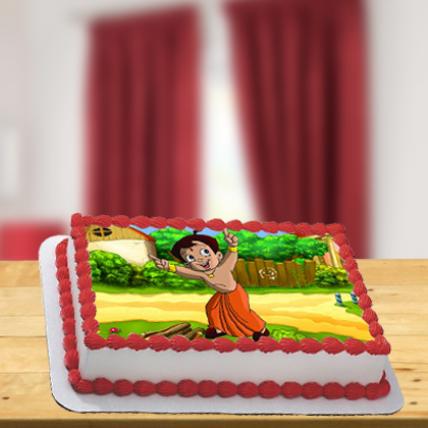 Chhota Bheem Photo Cake Home Delivery | Indiagift