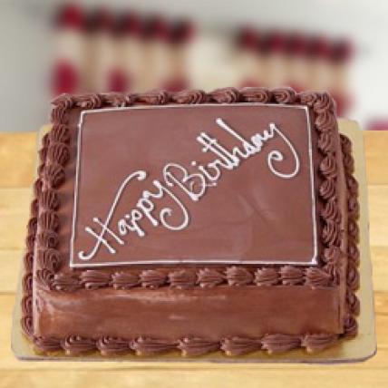 Square Chocolate Cake