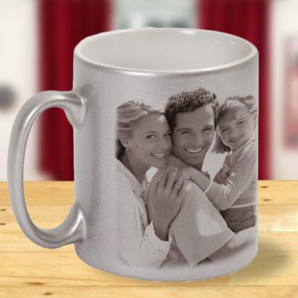 Silver Photo Mug