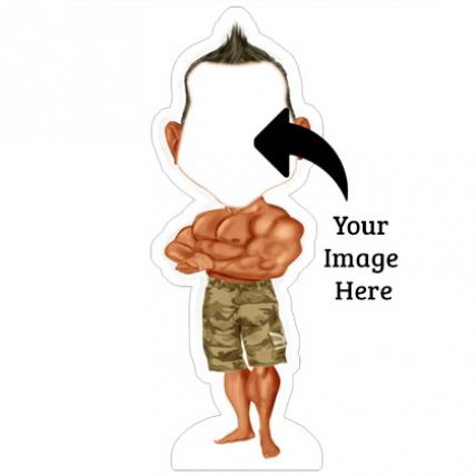 Funny Chacrater Macho Man