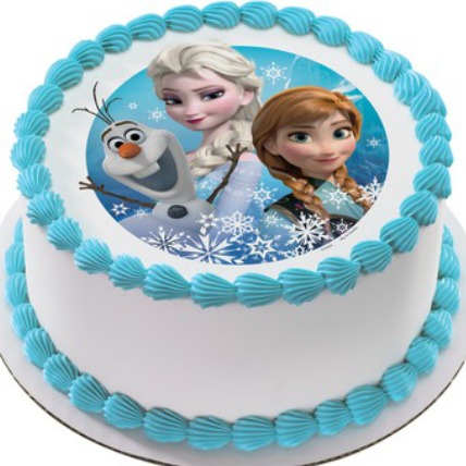 Order Anna and Elsa frozen themed birthday cakes  Gurgaon Bakers
