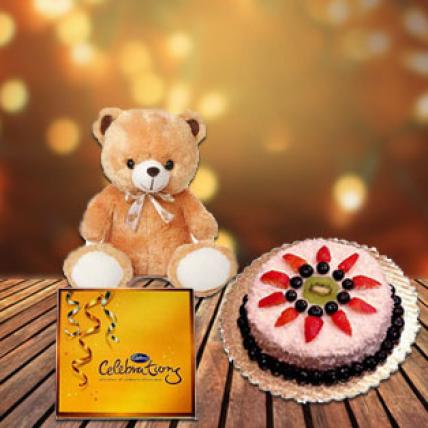 Cake, Chocolate & Teddy