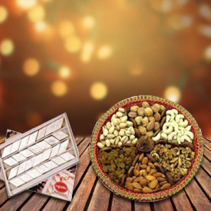 Kaju Burfi with Dry Fruits