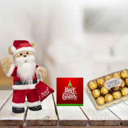 Santa Claus, Chocolate & Card