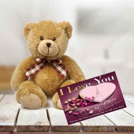 Teddy With Greeting Card