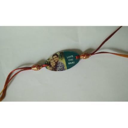 Standard Oval Photo Rakhi
