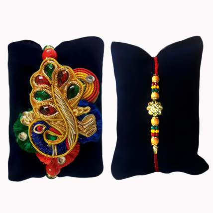 Set of 2 Rakhis-Mixed