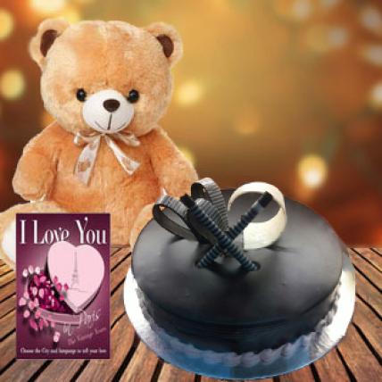 Cake & Teddy with Card