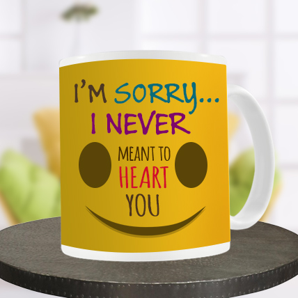 Sorry Heart Mug