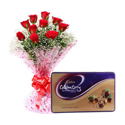Rich Dry Fruit with Roses