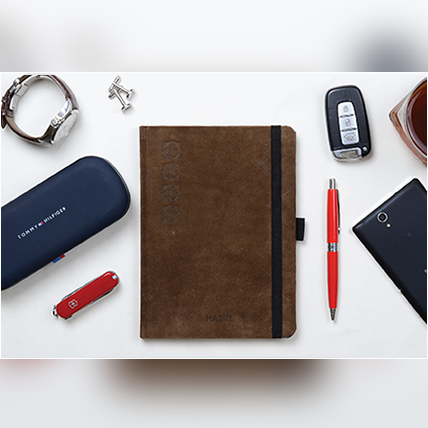 Brown Suede Journal