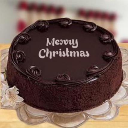Christmas chocolate Cake