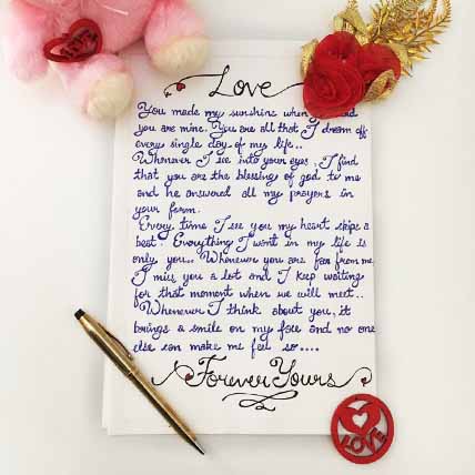 HandWritten Love Letter Online  Love Letter for Girlfriend