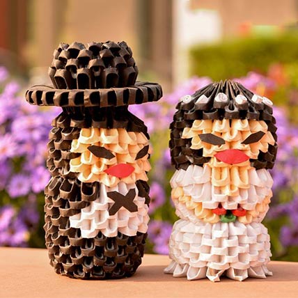 Chinese Couple Origami Craft