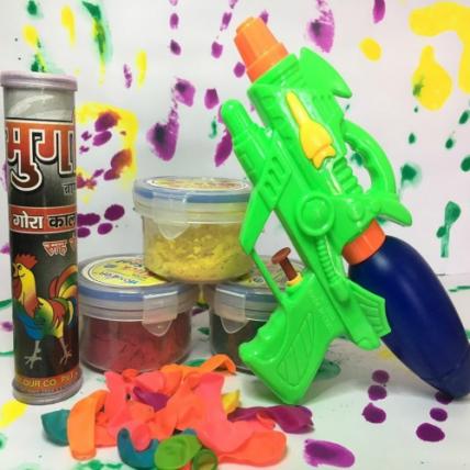 Pichkari and Colors Holi combo for kids