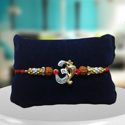 Om Rudraksha Rakhi