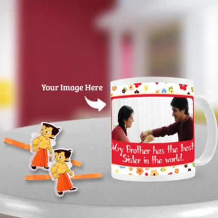 Chota Bheem Rakhi with Mug