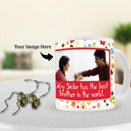 Ben 10 Rakhi with Rakhi Photo Mug