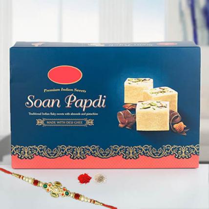 Soan Papdi with Rakhi