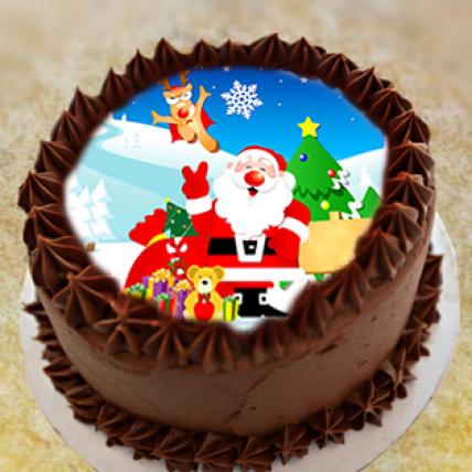 Christmas Photo Cake