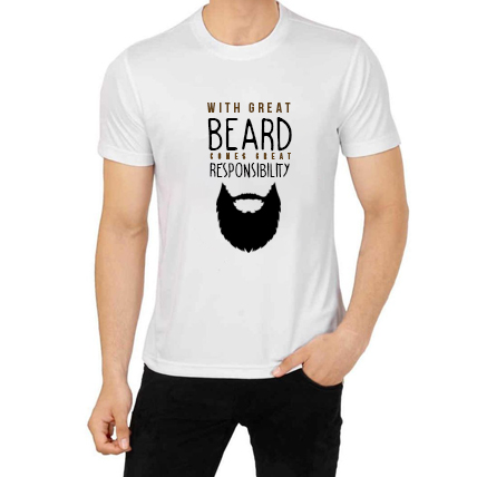 Great Beard Great Responsibility T-Shirt