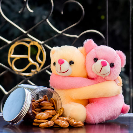 Cookies in a Jar with Hugs