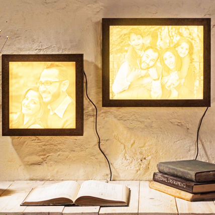 Personalised Lithophane Backlight Frame