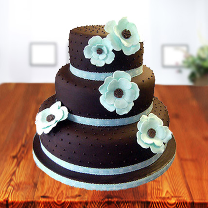 3 Tier Chocolate Truffle Cake