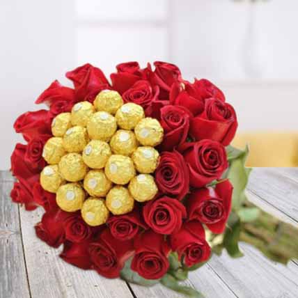 Valentine Floral chocolate bouquet