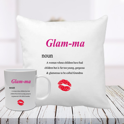 Cushion and Mug Combo for Grandma