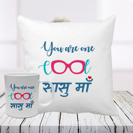 Best Sasu Maa Cushion Mug Combo