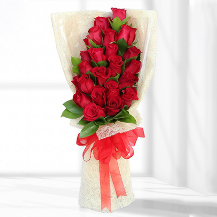 Sizzling Red Roses Bunch