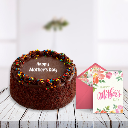 Mothers Day Cake and Card