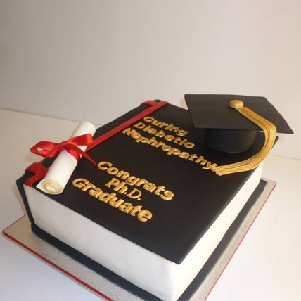 Graduation Fondant Cake